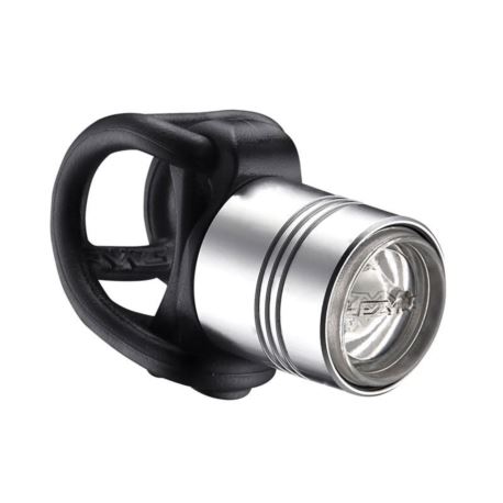 LAMPKA PRZÓD LEZYNE FEMTO 15 LUMENÓW SREBRNA