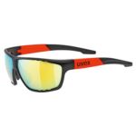OKULARY UVEX SPORTSTYLE 706 BLACK MAT ORANGE