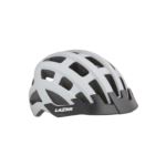 KASK LAZER COMP DLX UNI MAT WHITE+SIATKA+LED
