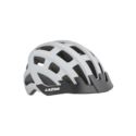 KASK LAZER COMPACT DLX UNI MAT WHITE+SIATKA+LED