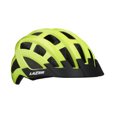KASK LAZER PETIT DLX FLASH YELLOW UNI+LED