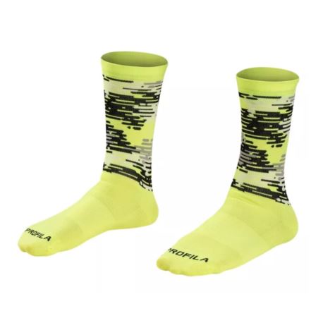 SKARPETKI BONTRAGER RACE LTD XL FLUO WYSOKIE 13CM