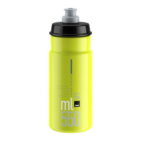 BIDON ELITE JET YELLOW FLUO BLACK 550ML