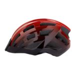 KASK LAZER PETIT DLX UNI RED BLACK NET+LED