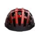 KASK LAZER PETIT DLX UNI RED BLACK NET+LED