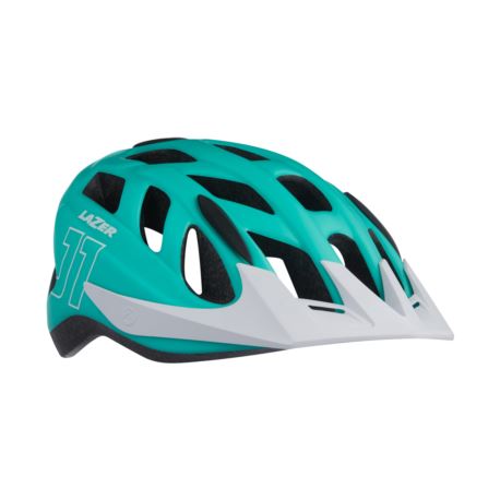 KASK LAZER J1 MATTE MIN GREEN WHITE NET+LED
