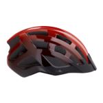 KASK LAZER COMP DLX RED BLACK+NET+LED