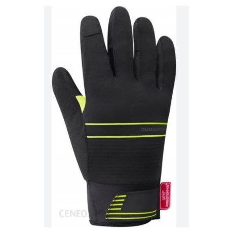 RĘKAWICZKI SHIMANO WINDSTOPPER L NEON YELLOW