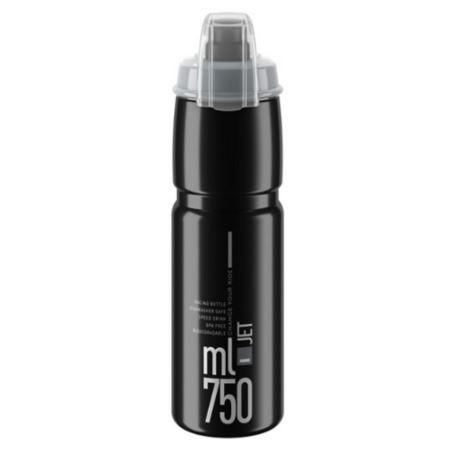 BIDON ELITE JET PLUS 750ML BLACK