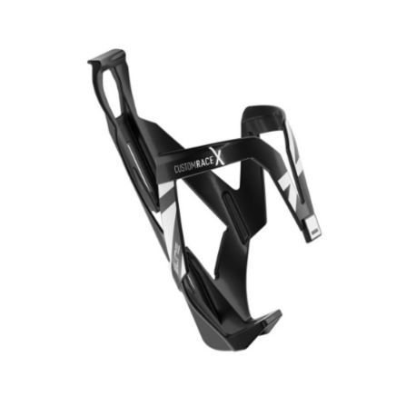 KOSZYK BIDONU ELITE CUSTOM RACEX BLACK GLOSSY WHIT