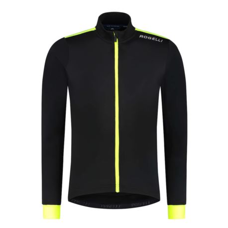 BLUZA ROGELLI CORE L CZARNO-ŻÓŁTA